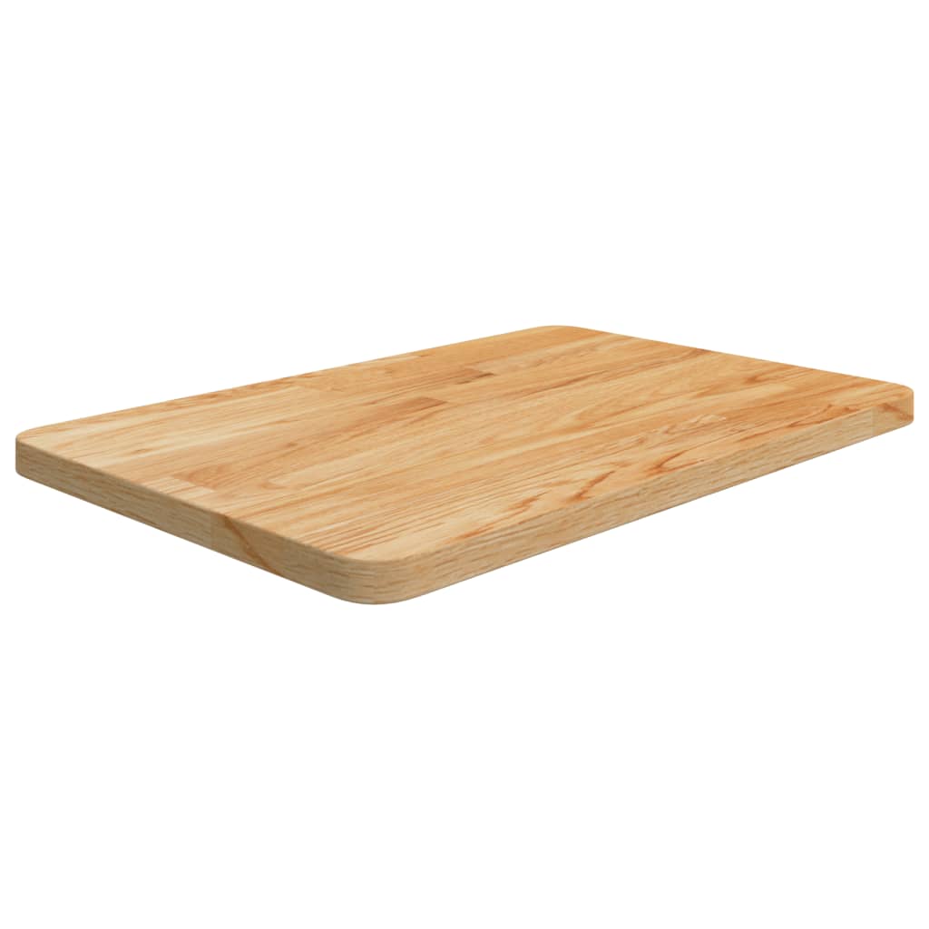 JUNG Vida Waschtischplatte Hellbraun 60x40x2,5 cm Massivholz Behandelt