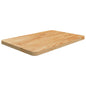 JUNG Vida Waschtischplatte Hellbraun 60x40x2,5 cm Massivholz Behandelt