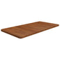 JUNG Vida Waschtischplatte Dunkelbraun 100x50x2,5 cm Massivholz Behandelt