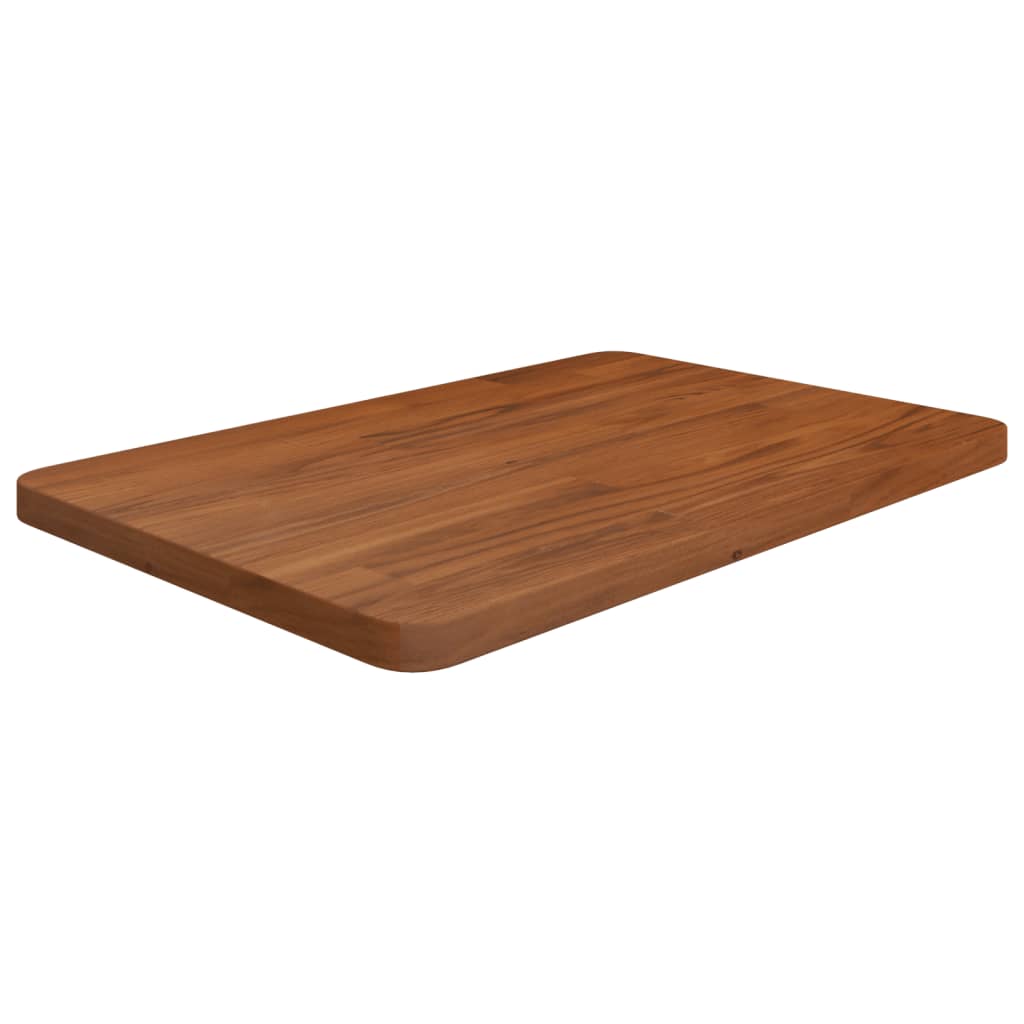 JUNG Vida Waschtischplatte Dunkelbraun 60x40x2,5 cm Massivholz Behandelt