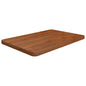 JUNG Vida Waschtischplatte Dunkelbraun 60x40x2,5 cm Massivholz Behandelt
