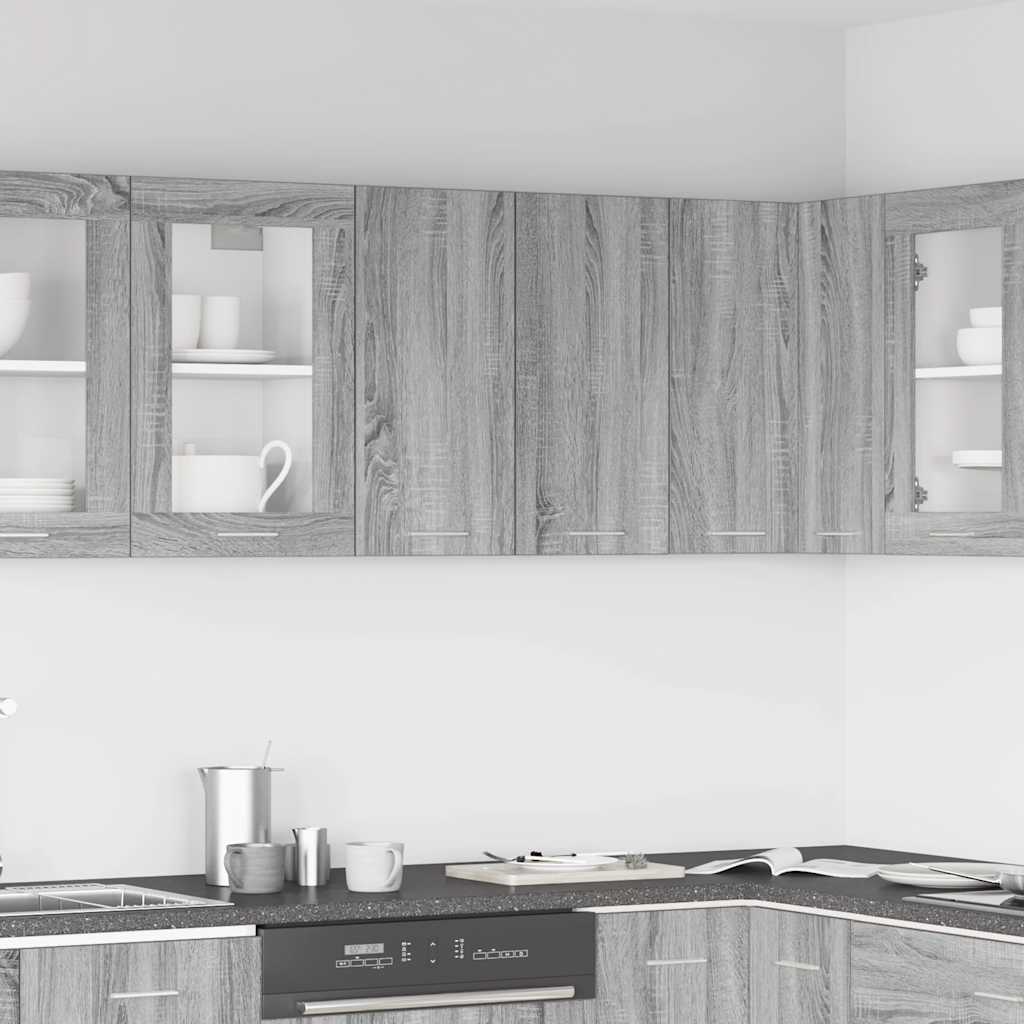 JUNG Vida Hängeschrank Lyon Grau Sonoma 60x31x60 cm Holzwerkstoff