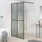 JUNG Vida Duschwand für Walk-in Dusche 118x190 cm Dunkles Sicherheitsglas