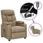 JUNG Vida Relaxsessel Elektrisch Taupe Stoff