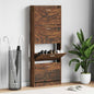 JUNG Vida Schuhschrank Räuchereiche 59x17x150 cm Holzwerkstoff
