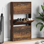 JUNG Vida Schuhschrank Räuchereiche 59x17x108 cm Holzwerkstoff