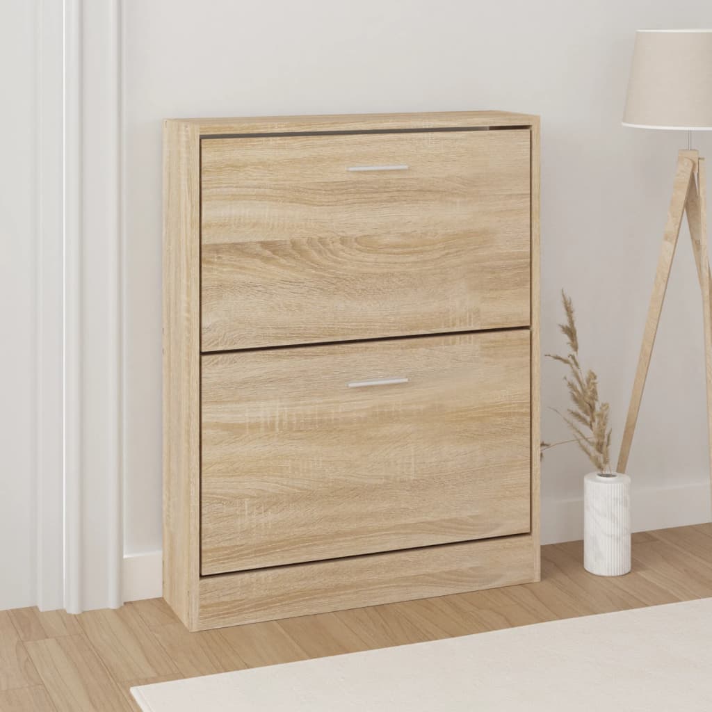 JUNG Vida Schuhschrank Eiche 59 x 17 x 81 cm Holzwerkstoff