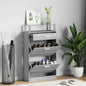 JUNG Vida Schuhschrank Grau Sonoma 63x24x104 cm Holzwerkstoff