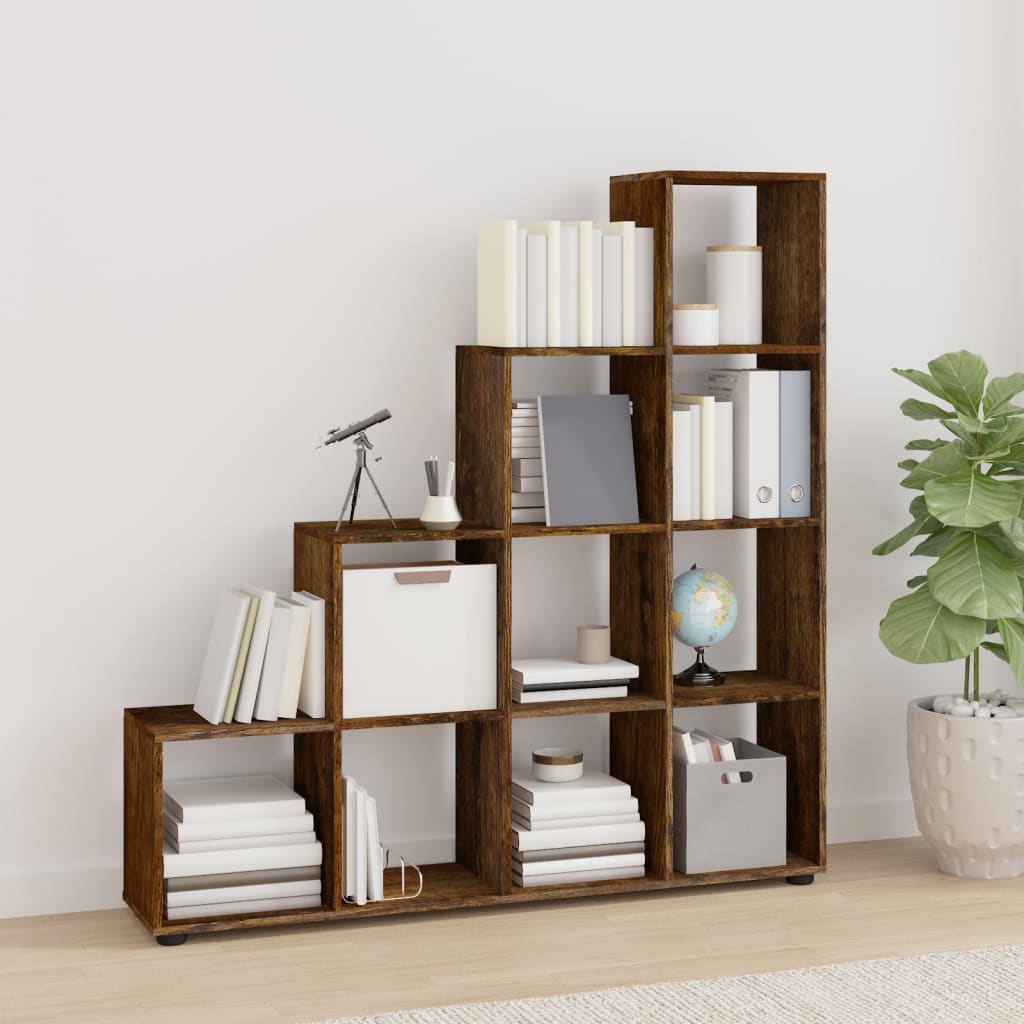 JUNG Vida Treppenregal Räuchereiche 142 cm Holzwerkstoff