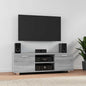 JUNG Vida TV-Schrank Grau Sonoma 120x40,5x35 cm Holzwerkstoff
