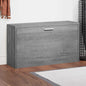 JUNG Vida Schuhbank Grau Sonoma 80x24x45 cm Holzwerkstoff