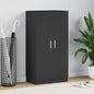 JUNG Vida Schuhschrank Schwarz 55x35x108 cm Holzwerkstoff