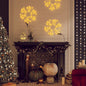 JUNG Vida LED-Silhouette Schneeflocke 48 LEDs Warmweiß 27x27 cm