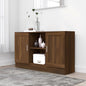 JUNG Vida Sideboard Braun Eichen-Optik 120x30,5x70 cm Holzwerkstoff