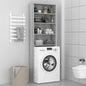 JUNG Vida Waschmaschinenschrank Grau Sonoma 64x24x190 cm