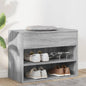 JUNG Vida Schuhbank Grau Sonoma 60x30x45 cm Holzwerkstoff