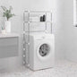 JUNG Vida Waschmaschinenregal 2 Ablagen Grau 69x28x143 cm Eisen