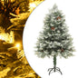 JUNG Vida Weihnachtsbaum mit Beleuchtung und Kiefernzapfen Grün 150 cm