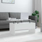 JUNG Vida Couchtisch Weiß 102x50,5x46,5 cm Holzwerkstoff
