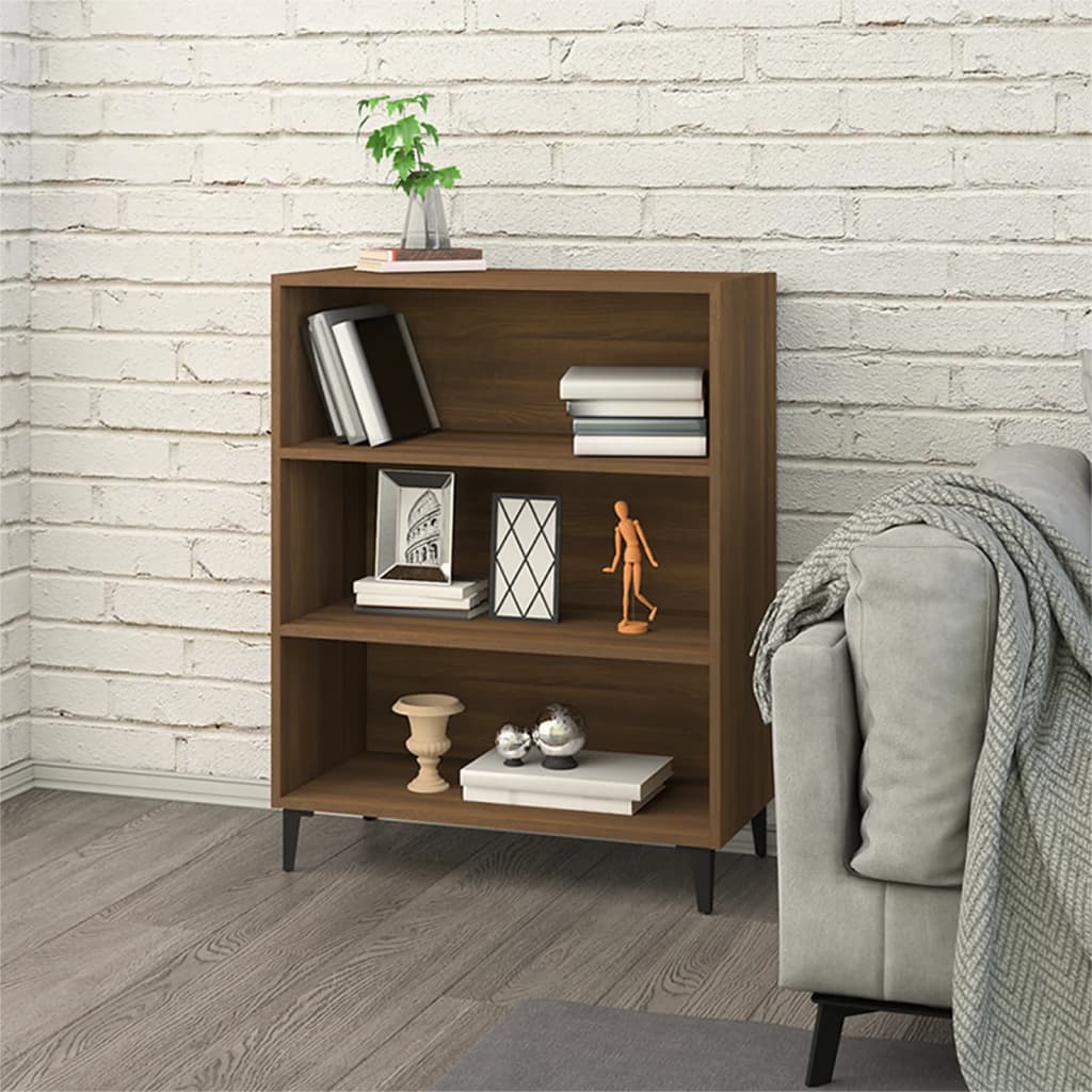 JUNG Vida Sideboard Braun Eichen-Optik 69,5x32,5x90 cm Holzwerkstoff