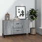 JUNG Vida Sideboard Grau Sonoma 100x36x60 cm Holzwerkstoff