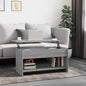 JUNG Vida Couchtisch Grau Sonoma 102x50x52,5 cm Holzwerkstoff