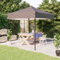 JUNG Vida Partyzelt Faltbar Taupe 2x2 m