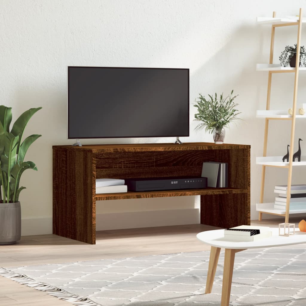 JUNG Vida TV-Schrank Braun Eiche-Optik 80x40x40 cm Holzwerkstoff