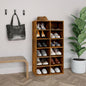 JUNG Vida Schuhregal Räuchereiche 54x34x100,5 cm Holzwerkstoff