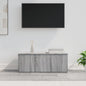 JUNG Vida TV-Schrank Grau Sonoma 80x34x30 cm Holzwerkstoff