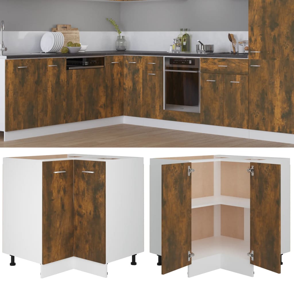 JUNG Vida Küchenschrank Lyon Räuchereiche 75,5x75,5x81,5 cm Holzwerkstoff