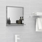 JUNG Vida Badspiegel Grau Sonoma 40x10,5x37 cm Holzwerkstoff