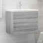 JUNG Vida Waschbeckenschrank Grau Sonoma 60x38,5x48 cm Holzwerkstoff