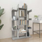 JUNG Vida Bücherregal Grau Sonoma 86x25,5x140 cm Holzwerkstoff