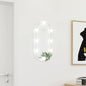 JUNG Vida Spiegel mit LED-Leuchten 60x30 cm Glas Oval