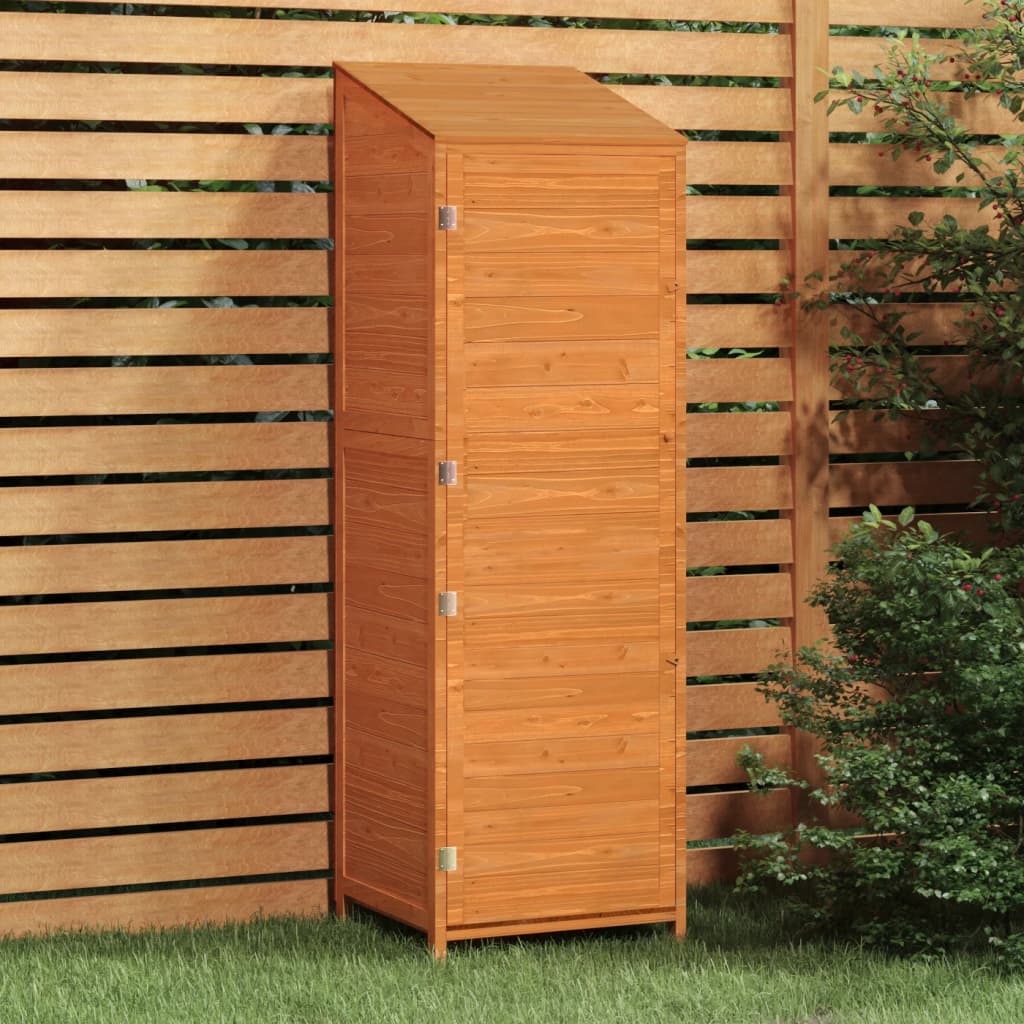 JUNG Vida Geräteschuppen Braun 55x52x174,5 cm Massivholz Tanne