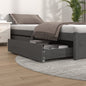 JUNG Vida Bettschubladen 2 Stk. Grau Massivholz Kiefer