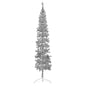 JUNG Vida Künstlicher Halb-Weihnachtsbaum Ständer Schlank Silbern 210 cm