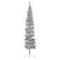 JUNG Vida Künstlicher Halb-Weihnachtsbaum Ständer Schlank Silbern 240 cm