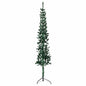 JUNG Vida Künstlicher Halb-Weihnachtsbaum mit Ständer Schlank Grün 180 cm