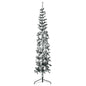 JUNG Vida Künstlicher Halb-Weihnachtsbaum mit Schnee Schlank 240 cm