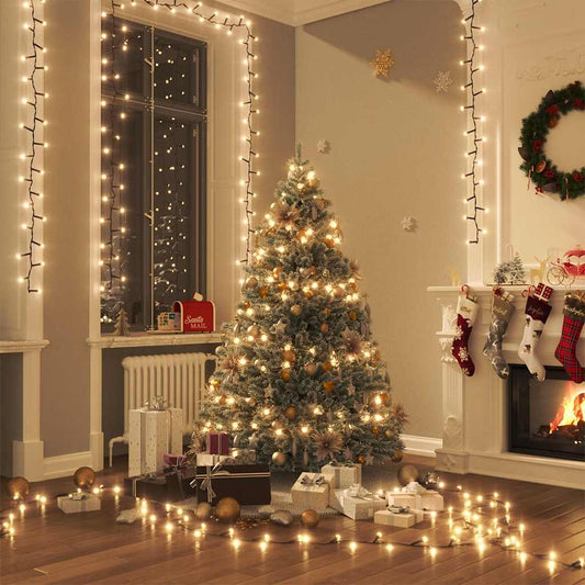 JUNG Vida LED-Lichterkette mit 3000 LEDs Warmweiß 65 m PVC