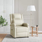 JUNG Vida Massagesessel Creme Kunstleder