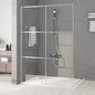 JUNG Vida Duschwand für Begehbare Dusche Silbern 140x195 cm ESG-Klarglas