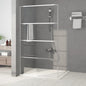 JUNG Vida Duschwand für Begehbare Dusche Silbern 115x195 cm ESG-Klarglas