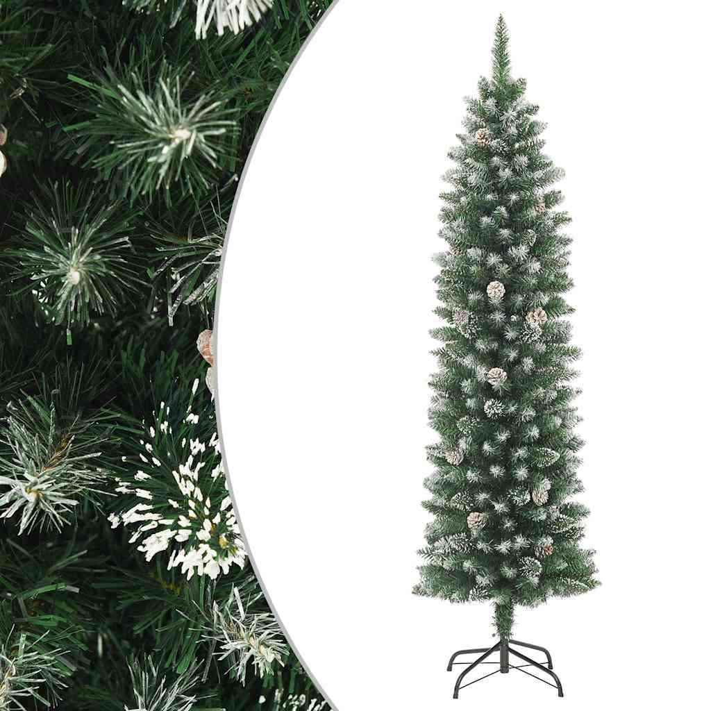 JUNG Vida Künstlicher Weihnachtsbaum mit Ständer Schlank 180 cm PVC