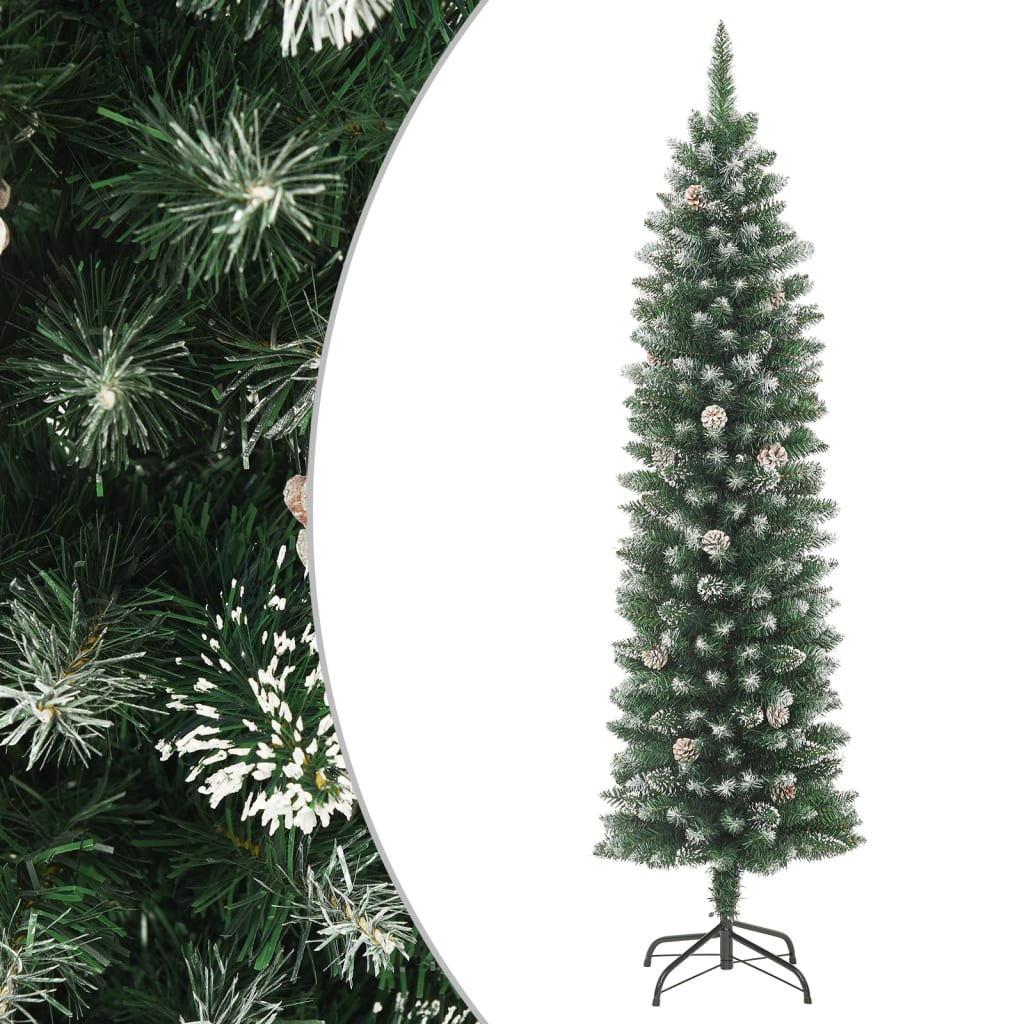 JUNG Vida Künstlicher Weihnachtsbaum mit Ständer Schlank 210 cm PVC