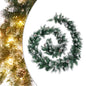 JUNG Vida Weihnachtsgirlande mit LED-Lichtern Grün 2,7 m PVC