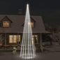JUNG Vida LED-Weihnachtsbaum für Fahnenmast Kaltweiß 1134 LEDs 800 cm