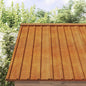 JUNG Vida Dachplatten 36 Stk. Rostig 60x44 cm Cortenstahl